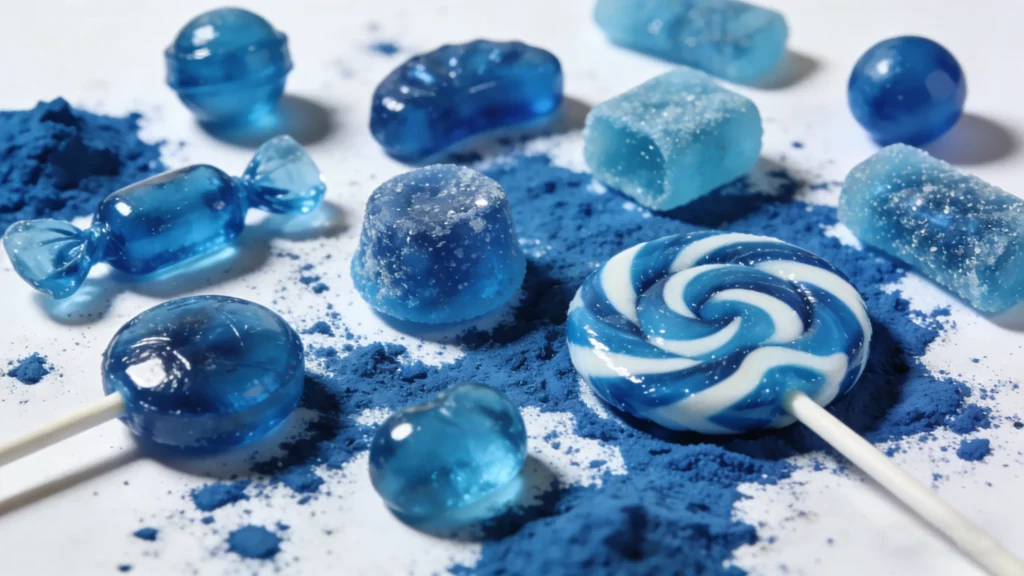 Gardenia Blue in Candy